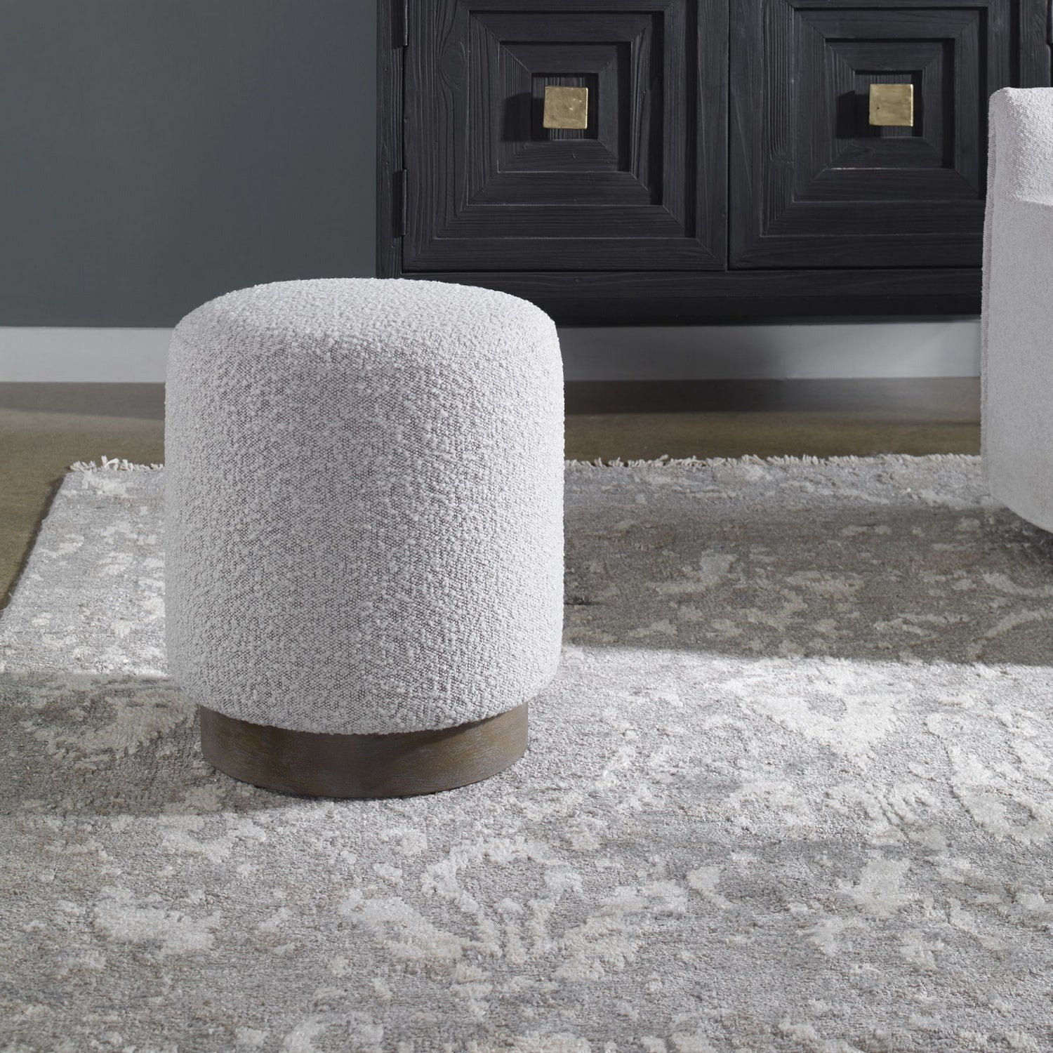 Uttermost - 23665 - Ottoman - Avila - Light Gray