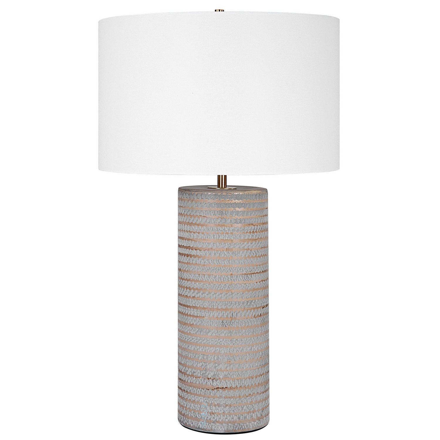 Uttermost - 29994 - One Light Table Lamp - Monolith - Antique Brass