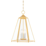 Hudson Valley - MDS411-GL - Four Light Chandelier - Nottingham - Gold Leaf