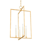 Hudson Valley - MDS422-GL - Four Light Pendant - Middleborough - Gold Leaf
