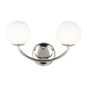Visual Comfort Studio - AEV1012PN - Two Light Vanity - Galassia - Polished Nickel
