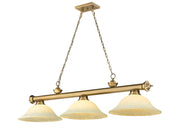 Z-Lite - 2306-3RB-GM16 - Three Light Billiard - Cordon - Rubbed Brass