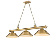 Z-Lite - 2306-3RB-SRB - Three Light Billiard - Cordon - Rubbed Brass
