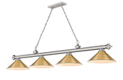 Z-Lite - 2306-4BN-RB15 - Four Light Billiard - Cordon - Brushed Nickel