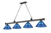Z-Lite - 2306-4BP-ARDB - Four Light Billiard - Cordon - Bronze Plate