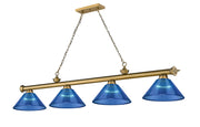 Z-Lite - 2306-4RB-ARDB - Four Light Billiard - Cordon - Rubbed Brass