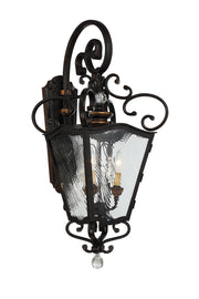 Minka-Lavery - 9333-270 - Three Light Outdoor Lantern - Brixton Ivey - Terazza Villa Aged Patina