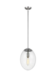 Visual Comfort Studio - 6701801EN7-04 - One Light Pendant - Leo H.G. - Satin Aluminum