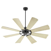 Quorum - 30728-59 - 72"Patio Fan - Mod - Matte Black