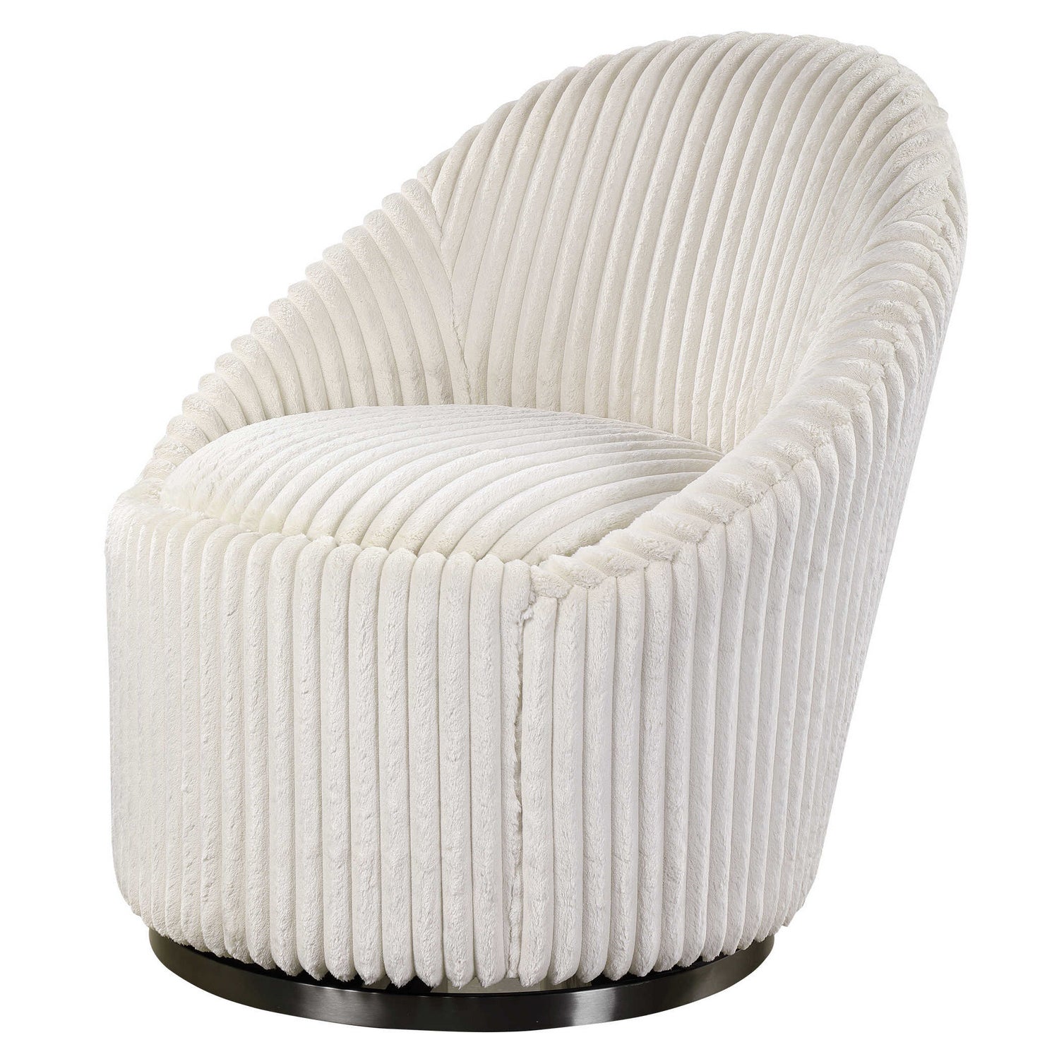 Uttermost - 23578 - Chair - Crue - Stainless Steel