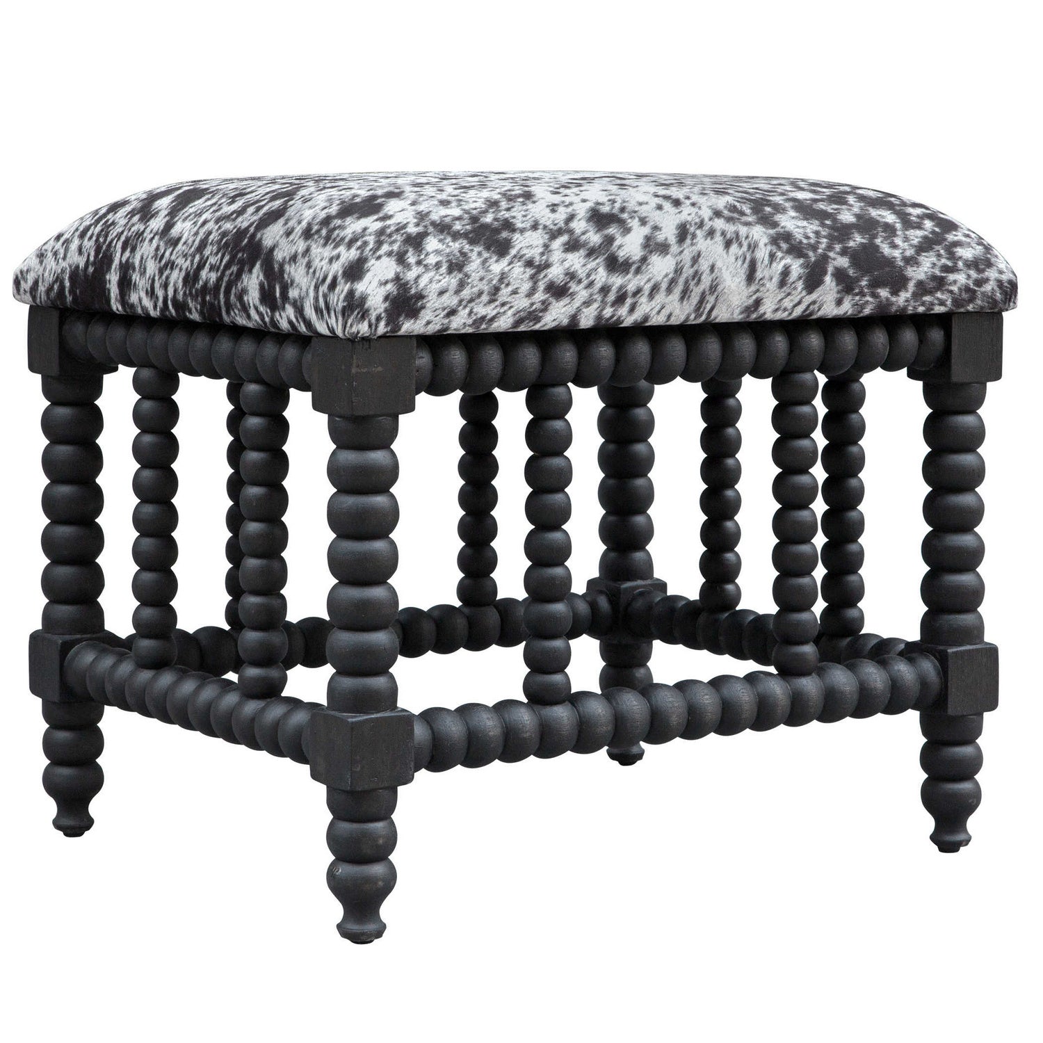 Uttermost - 23589 - Bench - Rancho - Matte Black Stained