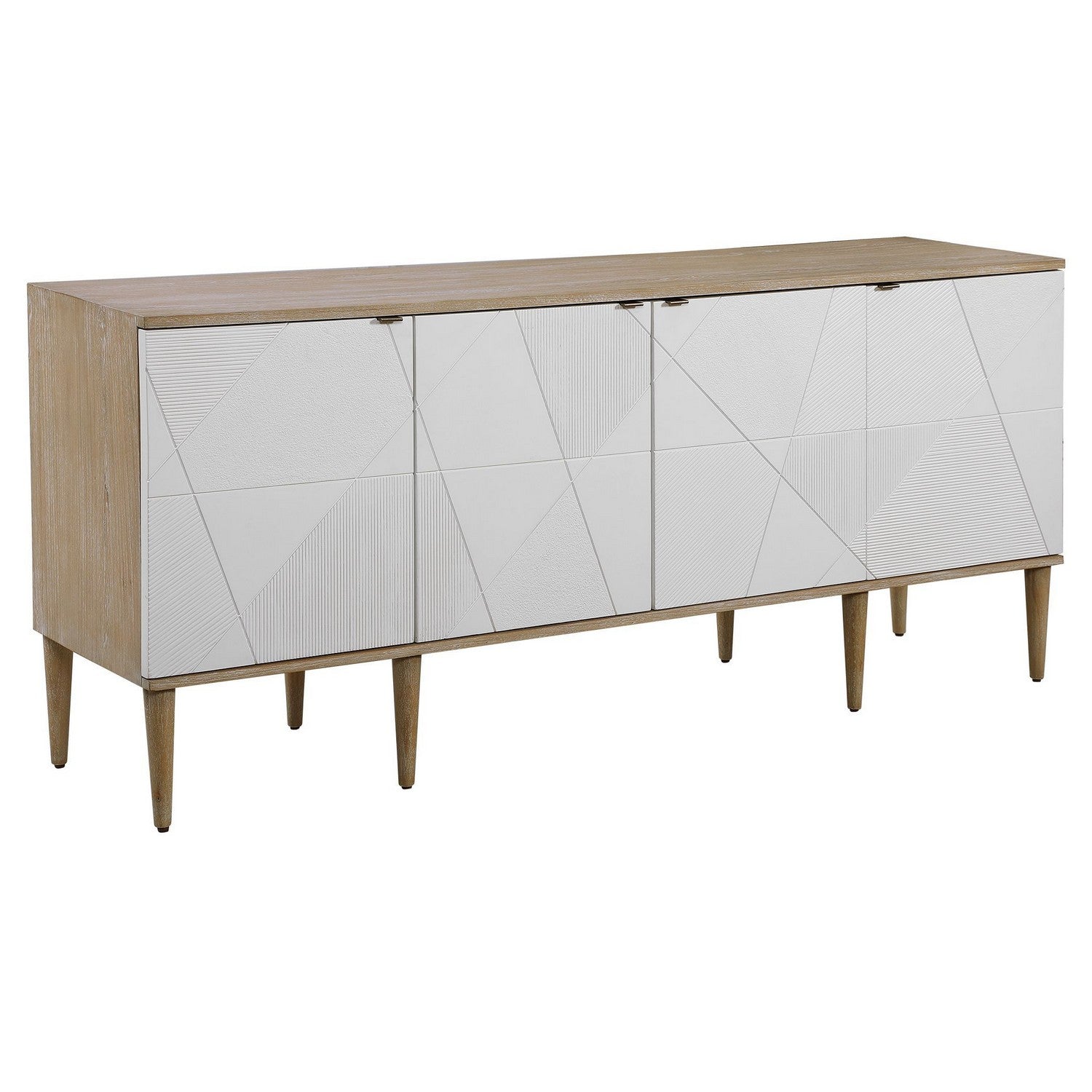 Uttermost - 25101 - Sideboard Cabinet - Tightrope - Natural Oak