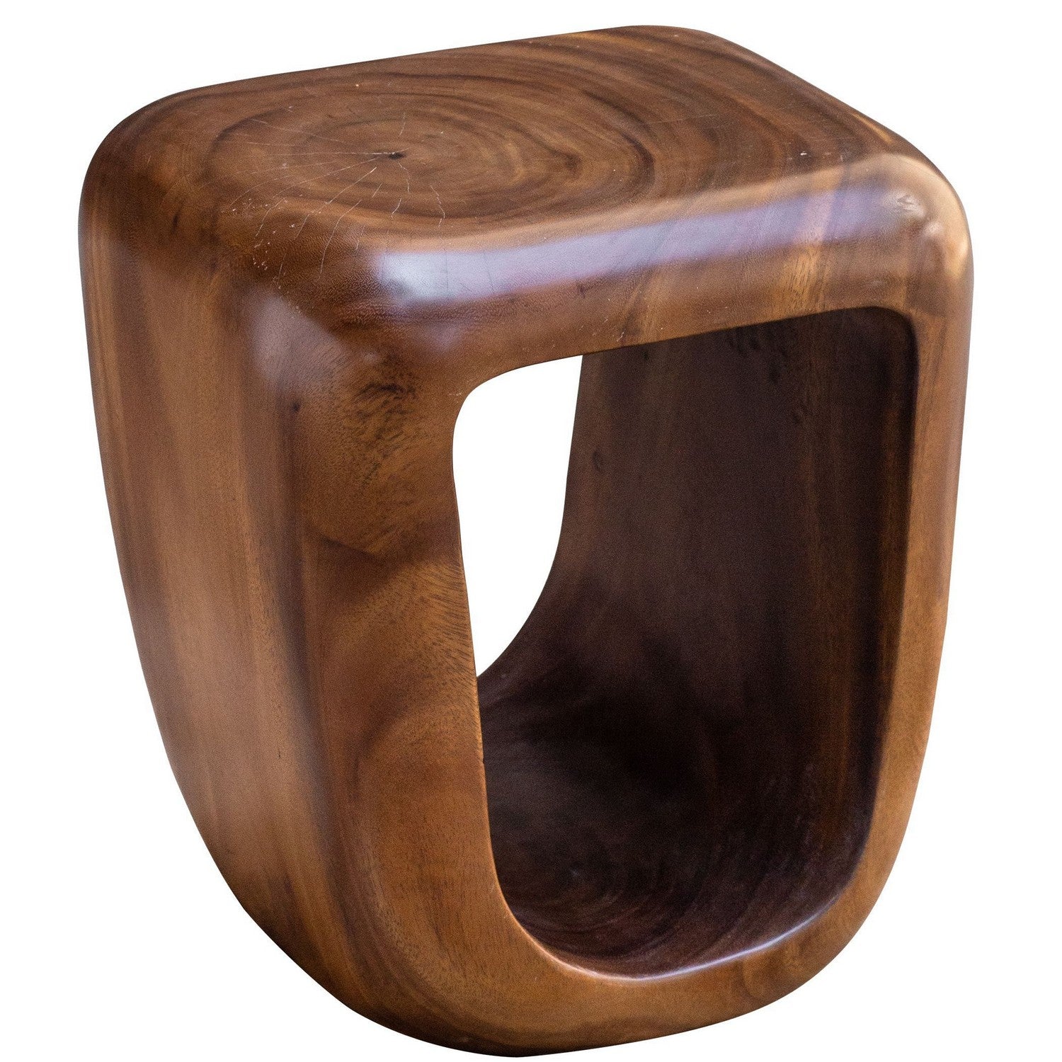 Uttermost - 25457 - Accent Stool - Loophole - Suar Wood
