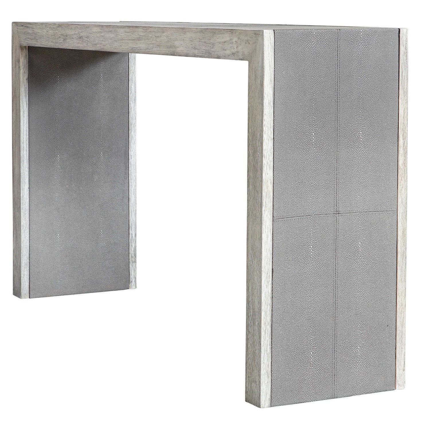 Uttermost - 25483 - Console Table - Aerina - Aged White With Gray Distressed