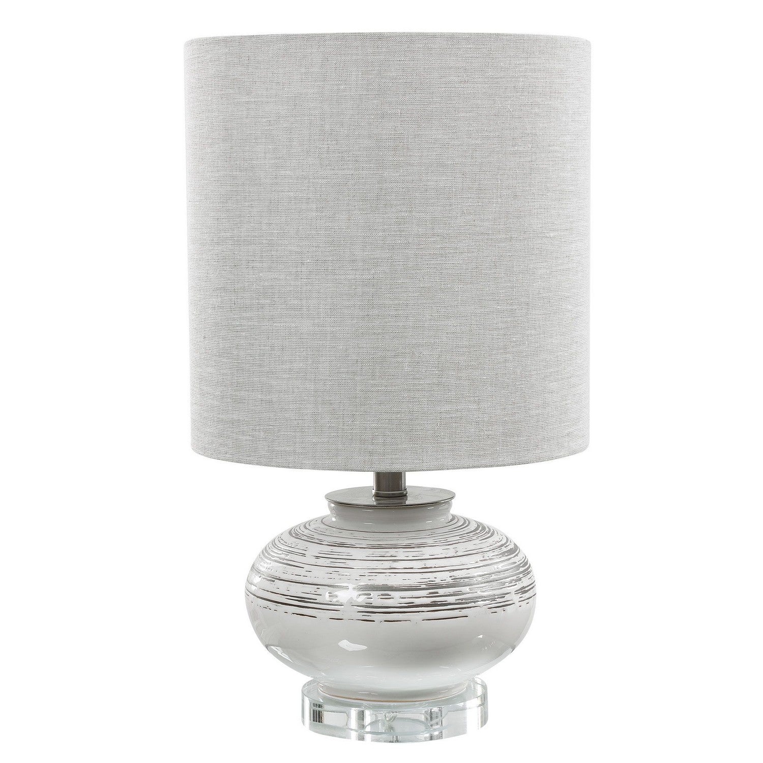 Uttermost - 28443-1 - One Light Accent Lamp - Lenta - Brushed Nickel