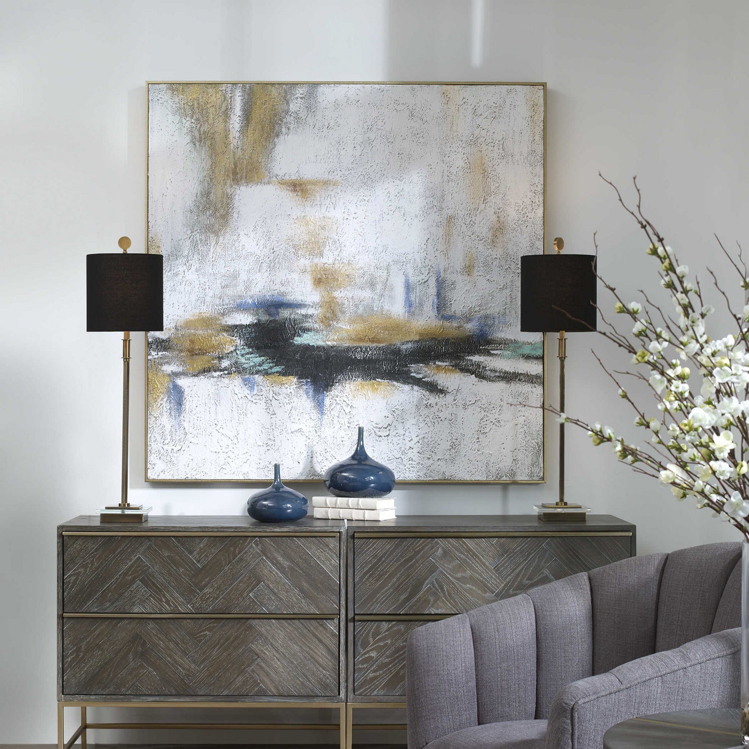Uttermost - 31420 - Wall Art - Eclipse - Gold