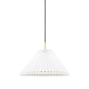 Mitzi - H476701S-AGB - LED Pendant - Demi - Aged Brass