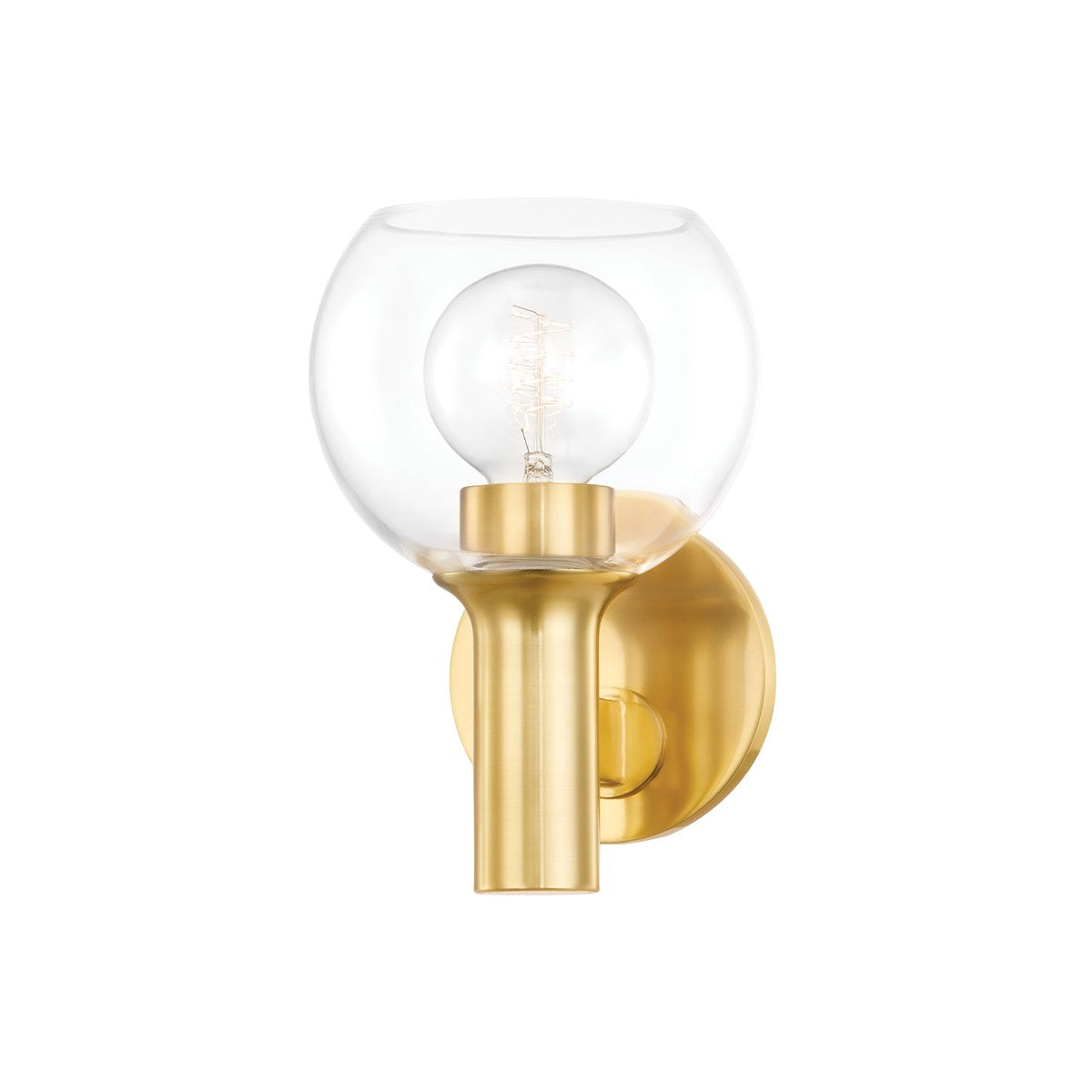 Mitzi - H543301-AGB - One Light Bath and Vanity - Leslie - Aged Brass