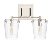 Varaluz - 351K02BLPN - Two Light Wall Sconce - Arlo - Black/Polished Nickel