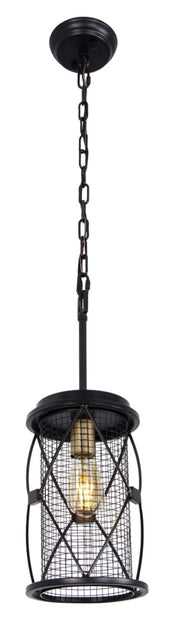 Varaluz - 612610 - One Light Pendant - Harlequin - Warm Bronze/Gold