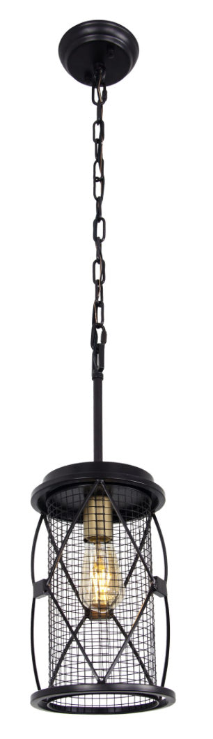 Varaluz - 612610 - One Light Pendant - Harlequin - Warm Bronze/Gold