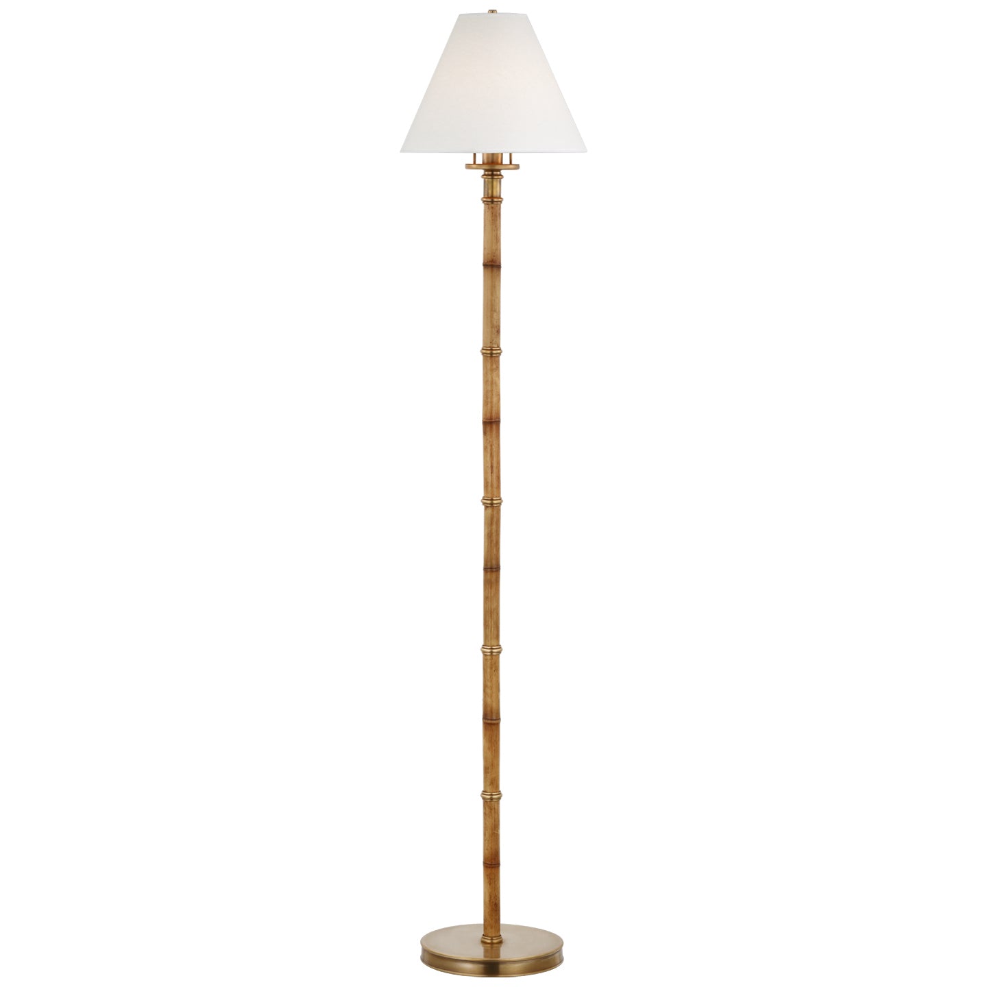 Ralph Lauren - RL 1680WB/NB-WP - LED Floor Lamp - Dalfern - Waxed Bamboo and Natural Brass