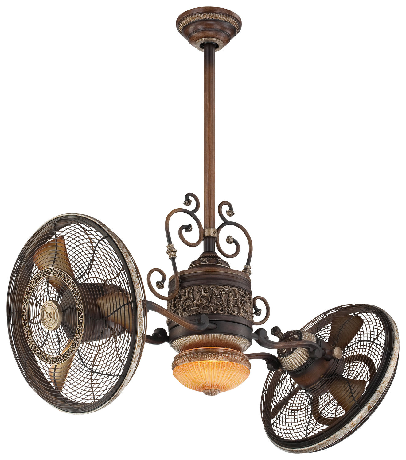 Minka Aire - F502L-BCW - 42"Performance Fan - Traditional Gyro - Belcaro Walnut