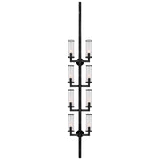 Visual Comfort Signature - KW 2204BZ-CG - Eight Light Wall Sconce - Liaison - Bronze