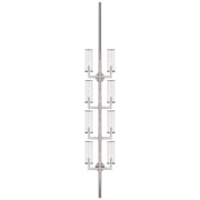 Visual Comfort Signature - KW 2204PN-CG - Eight Light Wall Sconce - Liaison - Polished Nickel
