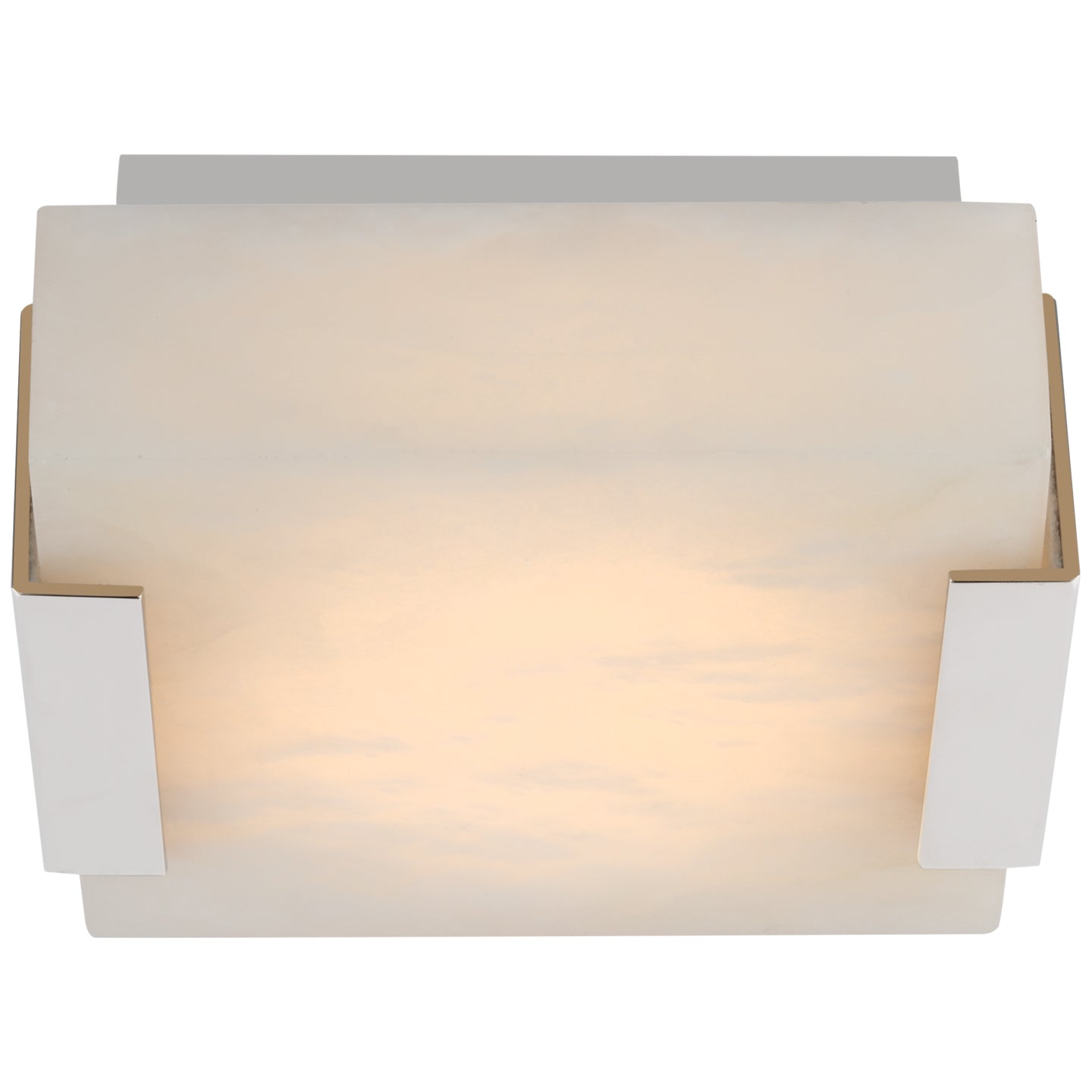 Visual Comfort Signature - KW 4110PN-ALB - LED Flush Mount - Covet - Polished Nickel
