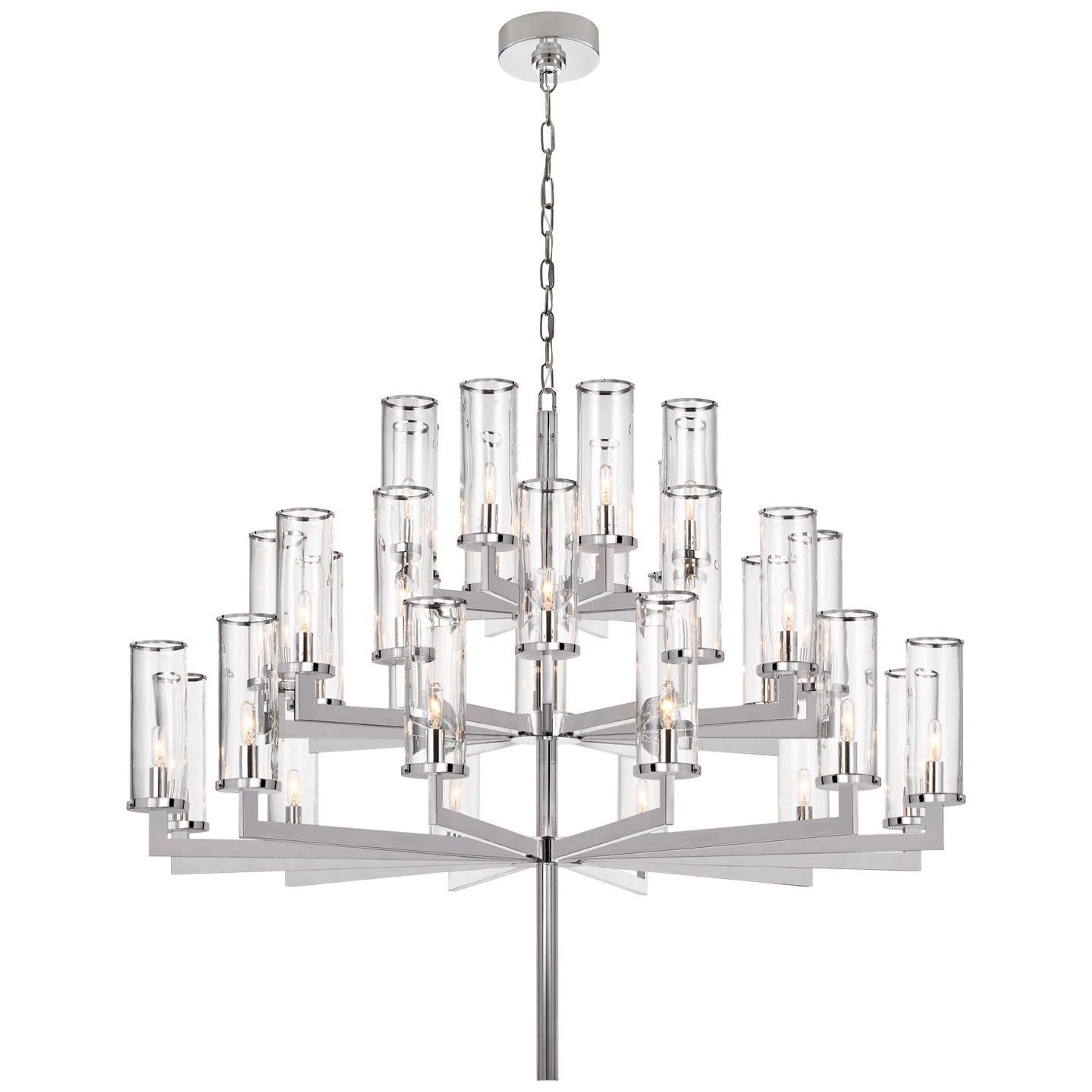 Visual Comfort Signature - KW 5202PN-CG - 32 Light Chandelier - Liaison - Polished Nickel