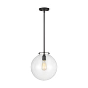 Visual Comfort Studio - 6692101-112 - One Light Pendant - Kate - Midnight Black