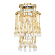 Corbett Lighting - 286-13 - Three Light Wall Sconce - Kiara - Gold Leaf