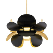 Corbett Lighting - 308-71 - One Light Chandelier - Ginger - Gold Leaf/Black