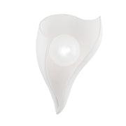 Corbett Lighting - 331-01-GSW - LED Wall Sconce - Moonstone - Gesso White