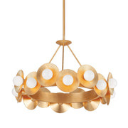Corbett Lighting - 333-32-VGL - LED Chandelier - Emerald - Vintage Gold Leaf