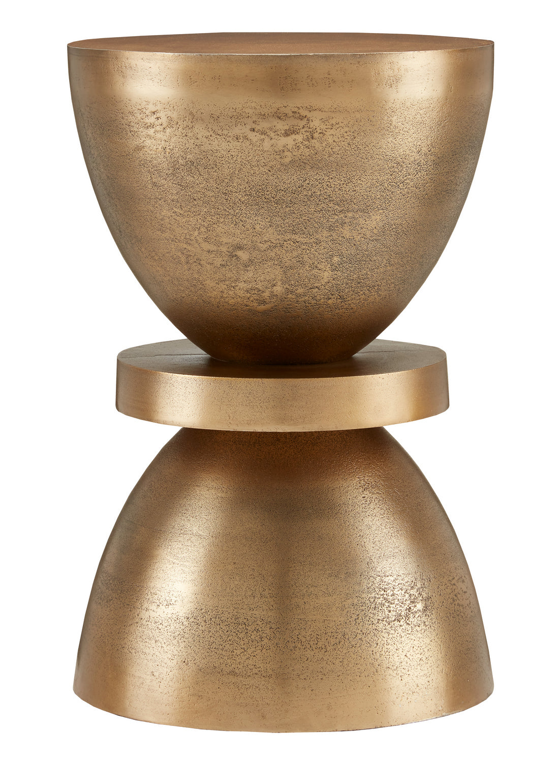 Currey and Company - 4000-0132 - Accent Table - Antique Brass