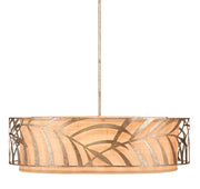 Currey and Company - 9000-0837 - Six Light Chandelier - Light Pyrite Bronze/Smokewood