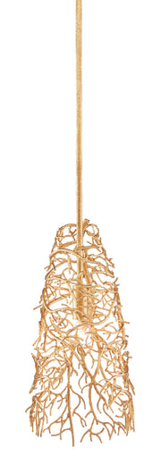 Currey and Company - 9000-0844 - One Light Pendant - Gold Gilt