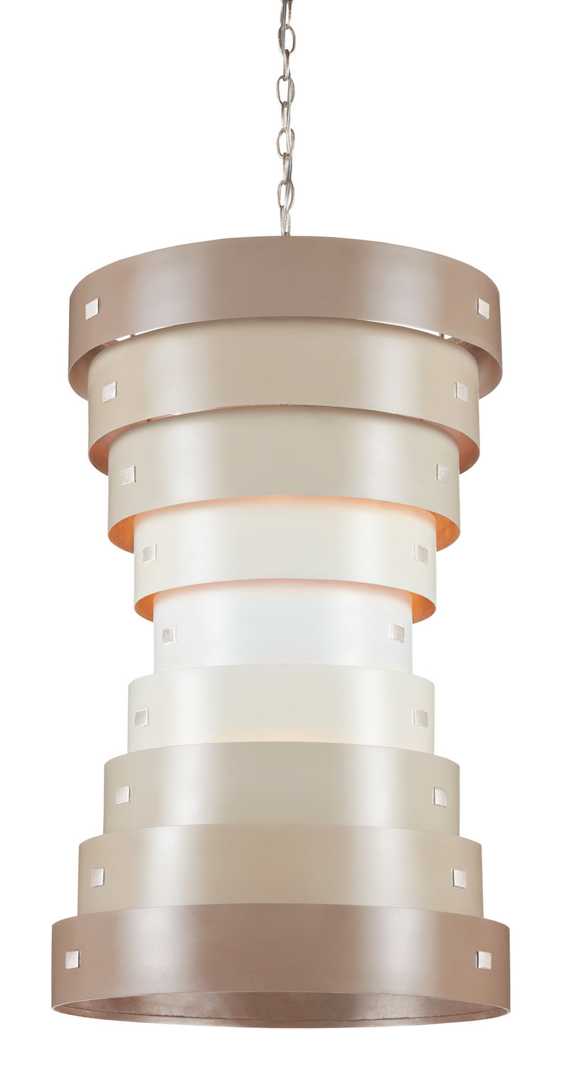 Currey and Company - 9000-0851 - Six Light Chandelier - Taupe/Champagne