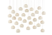 Currey and Company - 9000-0914 - 30 Light Pendant - Sugar White