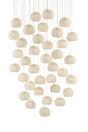 Currey and Company - 9000-0915 - 36 Light Pendant - Sugar White