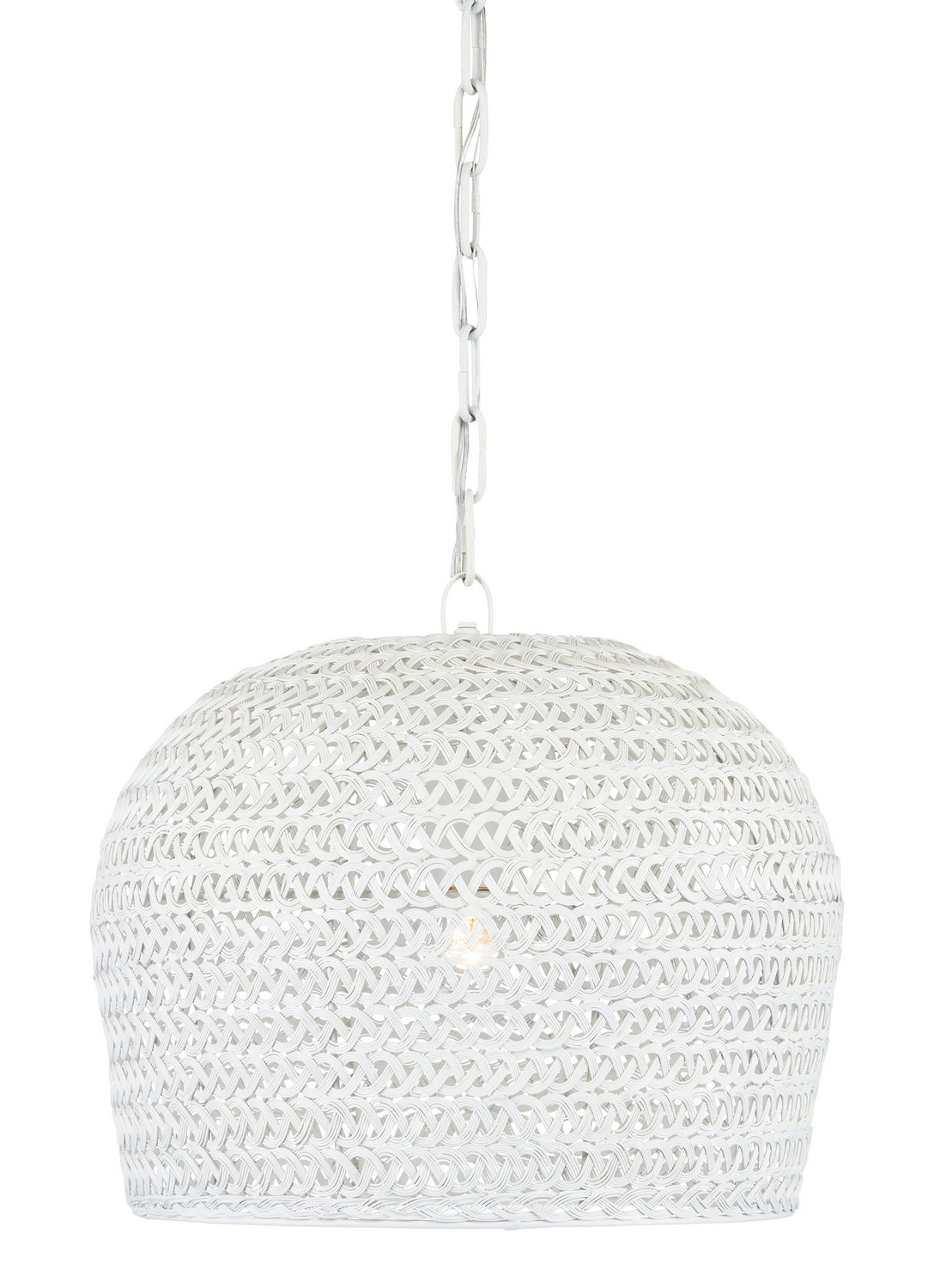 Currey and Company - 9000-0870 - One Light Chandelier - White