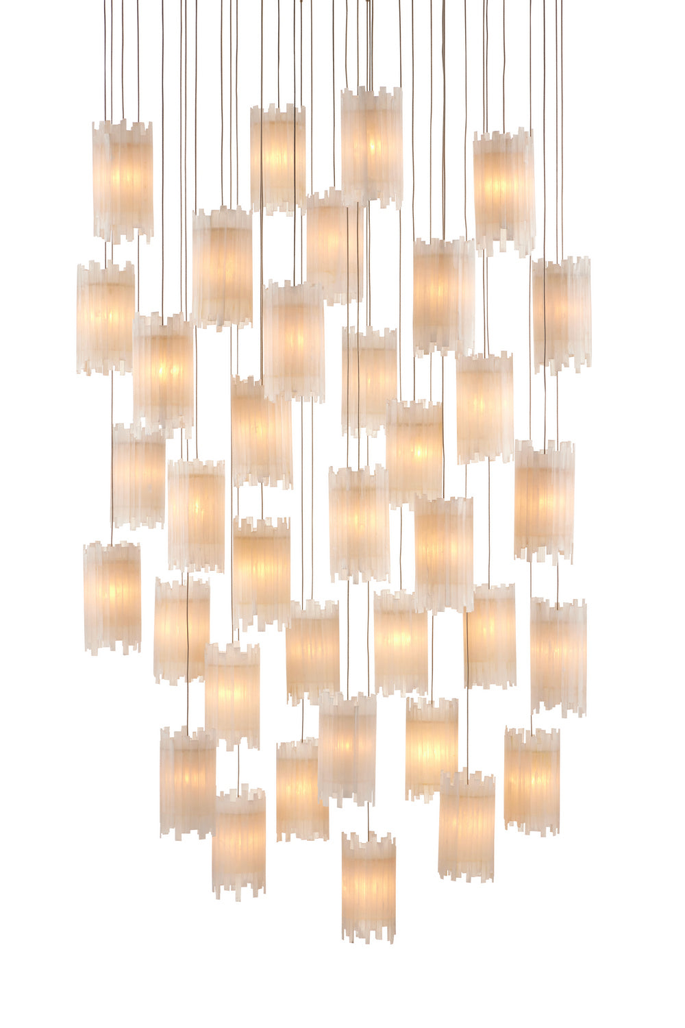 Currey and Company - 9000-0887 - 36 Light Pendant - Frosted White