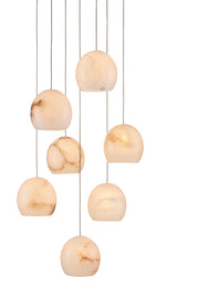 Currey and Company - 9000-0897 - Seven Light Pendant - White