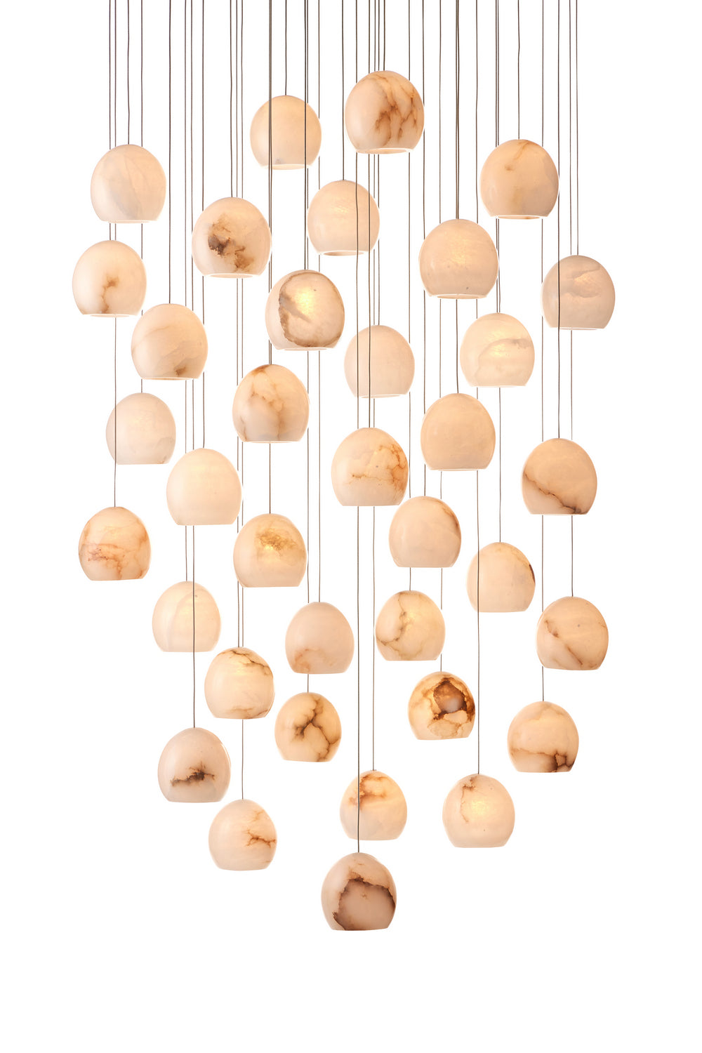 Currey and Company - 9000-0901 - 36 Light Pendant - White