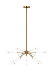 Visual Comfort Studio - KSC10612BBSGW - 12 Light Chandelier - Monroe - Burnished Brass