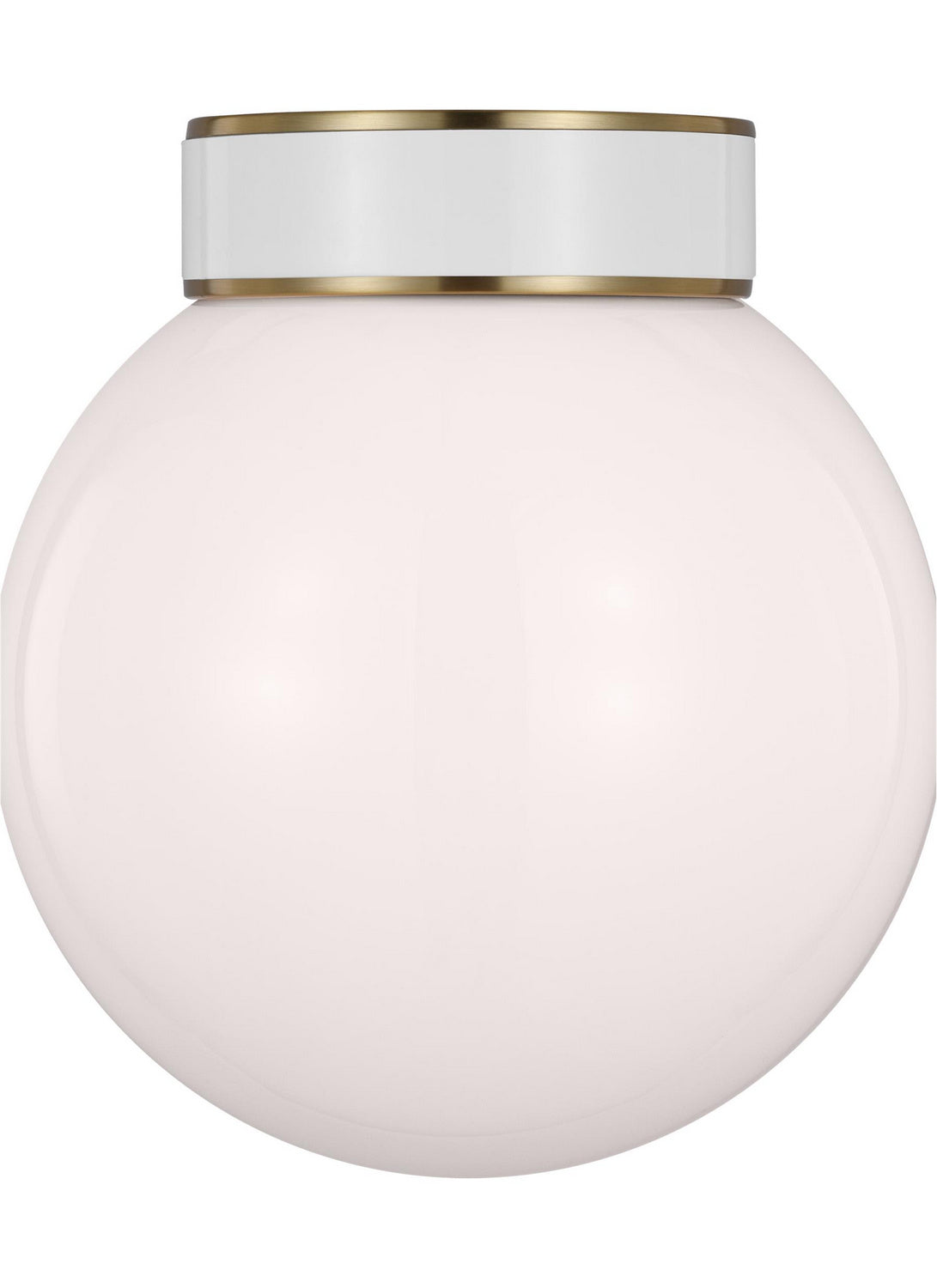 Visual Comfort Studio - KSF1051BBSGW - One Light Flush Mount - Monroe - Burnished Brass