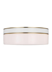 Visual Comfort Studio - KSF1072BBSGW - Two Light Flush Mount - Monroe - Burnished Brass