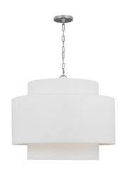 Visual Comfort Studio - KSP1043PN - Three Light Pendant - Sawyer - Polished Nickel